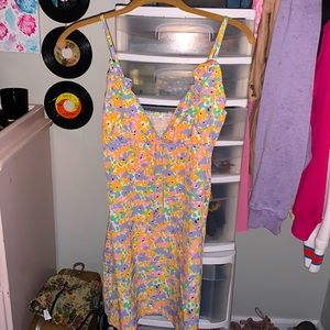 colorful flower dress